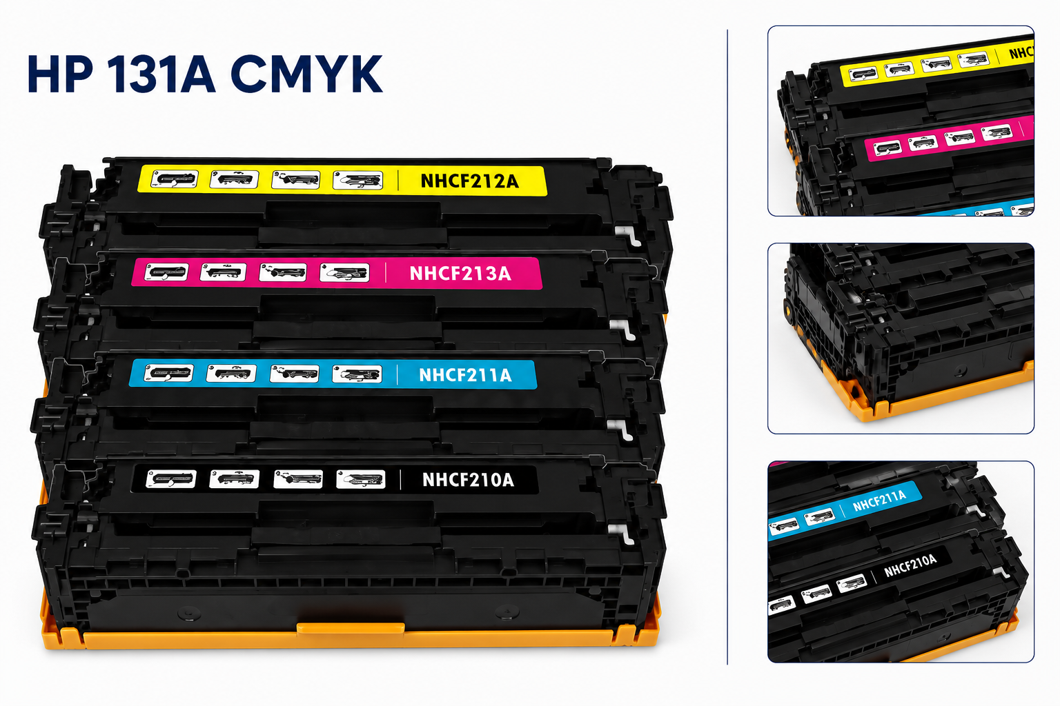 Zestaw tonerów INQ HP 131A CMYK
